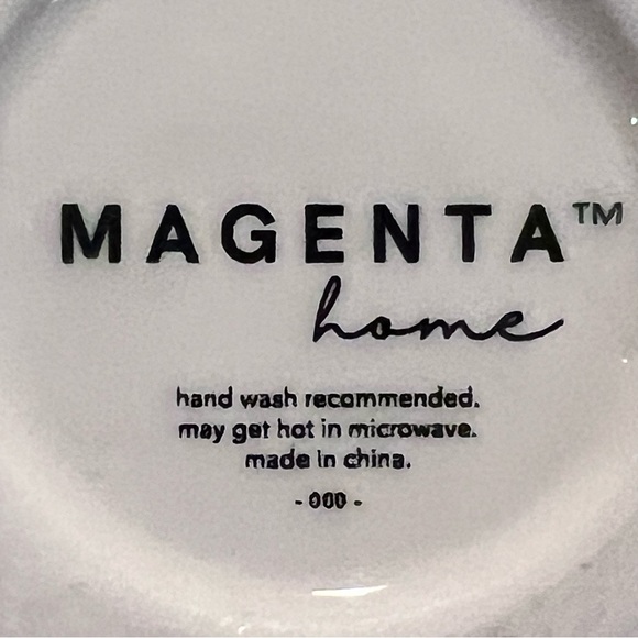 TWO (2) Magenta Ceramic Snowman Snack Bowls White/Black/Red - Picture 10 of 15